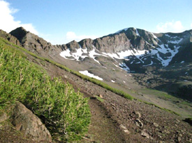 Leavitt Peak viewed from the South, on the Pacific Crest Trail.